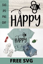 Free Bee Happy Svg Good Morning Chaos In 2020 Cricut Projects Vinyl Svg Free Svg
