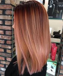 20 Gorgeous Examples Of Rose Gold Balayage Balayage Straight Hair Hair Styles Balayage