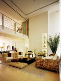Great Room With Asian Theme