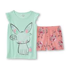 Kmart Com Girls Pajamas Kids Sleepwear Pajama Set