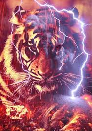 Red Tiger By Resresres Tiger Artwork Tiger Art Tiger Wallpaper