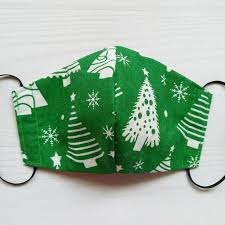 Christmas Face Mask Fabric Face Cover Santa Xmas Tree Etsy In 2020 Handmade Gifts Diy Easy Handmade Gifts Knitting Gift