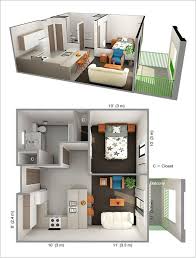 10 Ideas For One Bedroom Apartment Floor Plans One Bedroom House Bedroom Floor Plans Apartment Layout