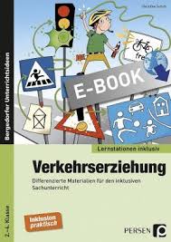 Inklusive Lernstationen Zur Verkehrserziehung In Klasse 2 Bis 4 Verkehrserziehung Verkehrserziehung Grundschule Verkehr