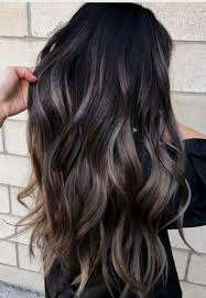 Marvelous Gray To Brown Hair Color On Long Wavy Hair Hair Color Flamboyage Gorgeous Hair Color Ash Blonde Hair