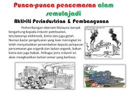 Pencemaran Alam Sekitar