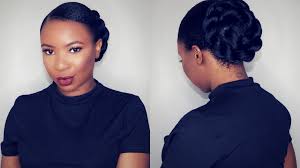 How To Twisted Sleek Low Bun On Short Natural Hair Natural Hair Styles Short Natural Hair Styles Work Hairstyles