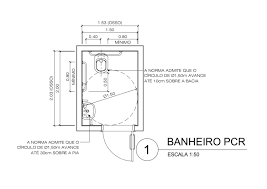 Dimensoes Minimas De Ambientes Exemplo De Sanitario Pcr Banheiro Acessivel Medidas Banheiro Banheiro