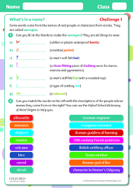 Teaching Children About Eponyms Try This Free Challenge From The Oxford School Dictionary Of Word Origins For Children Of Word Origins Words Dictionary Words
