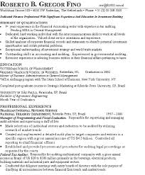 Investment Banker Resume Examples Job Resume Samples Resume Design Template