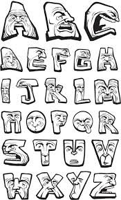 Graffiti Alphabet Letters Alfa Face Version 3 Graffiti Alphabet Alfabeto De Grafiti Tipos De Letras Graffiti Letras Grafiti