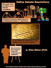 Clarify Terms In Debate Resolutions Speech And Debate Teaching High School Brain Based Learning