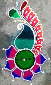 Rangoli Rangolis Fancy Colorful Beautiful Kolam Welcome Home Portico Ganesh R Easy Rangoli Designs Diwali Rangoli Kolam Designs Rangoli Border Designs