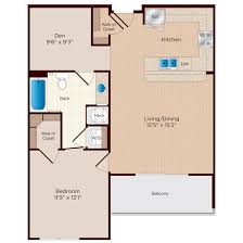 Mosaic Westshore Shellstone 1 Bedroom With A Den 844 Sq Ft Bedroom Balcony Floor Plans Closet Bedroom