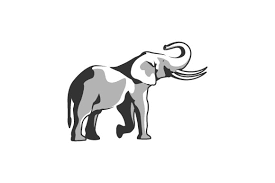 Elephant Vector Silhouette Graphic By Hartgraphic Creative Fabrica