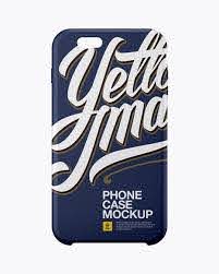 Phone Case Mockup Front View In Object Mockups On Yellow Images Object Mockups In 2020 Mockup Free Psd Free Psd Mockups Templates Mockup Psd