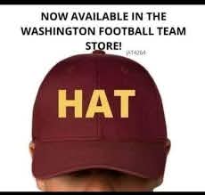 The washington football team debuted the first piece of gear for their new chapter. Nfl Football Meme 021 Now Available In The Washington Football Team Store Hat Comics And Memes