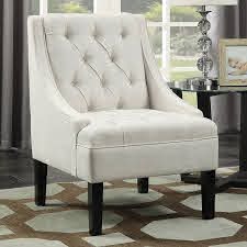 Explore a range of accent accent chairs in colors and. Pulaski Tufted Swoop Arm Accent Chair White Upholstered Accent Chairs Tufted Accent Chair Accent Chairs