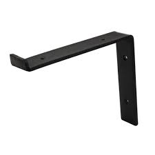 Modern decorative shelving brackets that give a rustic, barnyard appearance to any design project. Crates Pallet 8 In Black Steel Shelf Bracket For Wood Shelving 69103 The Home Depot