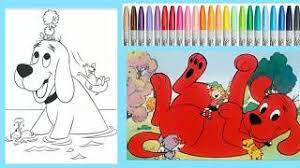 More than 5.000 printable coloring sheets. Clifford The Big Red Dog Coloring Page Kids Coloring Book With Markers Speed Art Pbs Kids Youtube