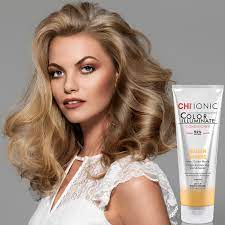 Comparison shop for blonde golden shampoo home in home. Chi Ionic Color Illuminate Conditioner Golden Blonde Chi Haircare