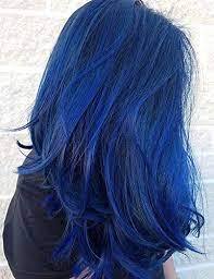 Her hair is really long and it's dyed with a gorgeous blue shade. Amazon Com Play Do Urban Hair Color True Blue 180ml Semi Permanent Blue Hair Color Hair Dye Beauty