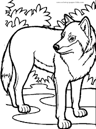 Get wolf coloring pages free is easy. Wolf In The Forrest Color Page Wolf Colors Animal Coloring Pages Horse Coloring Pages
