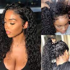 Due to the high demand of quality human hair, human hair wigs are also the most expensive type of wig you can buy. Amazon Com Ulove Deep Wave Lace Front Wigs Human Hair With Baby Hair Brazilian Virgin Hair For Black Women 150 Density Pre Plucked 13x4 Swiss Lace Size Nature Color 26inch Wig Beauty