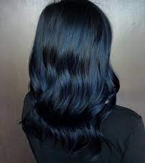 Black hair with blue highlights.jet black blue tint. 19 Most Amazing Blue Black Hair Color Looks Of 2020