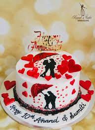 I'll need all the luck i can get lol <3. Wishing A Wow 10th To Sumi And Anand Knead A Cake Designs By Appy Facebook