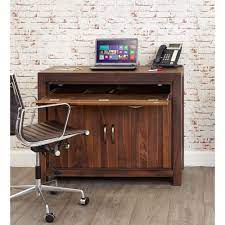 These are the desk accessories we use to keep us focused and comfortable. Mayan Solid Walnut Furniture Hidden Home Office Computer Desk