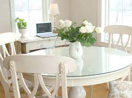 The most common kitchen table and chairs material is cotton. White Round Kitchen Table And Chairs White Round Kitchen Table Excellent Kitchen Round Table Set And Hihgewl Furnish Ideas White Round Kitchen Table Round Dining Room Table Round Dining Room