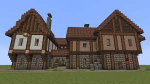 Das ganze natürlich im mittelalterlichen stil! Minecraft Fachwerkhauser Minecraft Haus Minecraft Gebaude Minecraft