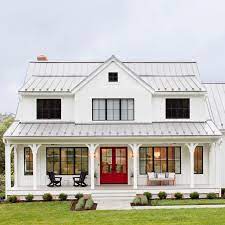 By combining our ideas, floral prints became plaids, and our interpretation of the perfect farmhouse became she wanted the home to remain more farmhouse in mood and design than cottage. 10 Dumbfounding Cool Tips Natural Home Decor Earth Tones Design Seeds Simple Natural Home Decor Modern Farmhouse Exterior Dream House Exterior House Exterior