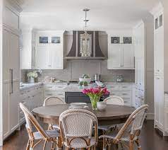 classic white kitchen with grey