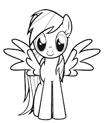 In this game, you will make coloring doe rainbow dash. Rainbow Dash Coloring Pages Coloring Rocks