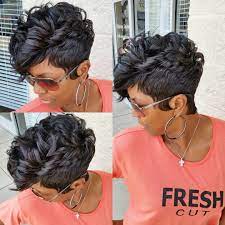 You love wearing short hair, but you want to change your look. 80 Great Short Hairstyles For Black Women Short Hair Styles Very Short Hair Curly Hair Styles