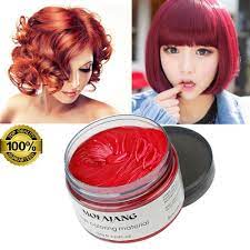 Apply the wand directly to your hair and. Amazon Com Red Hair Wax Color Temporary Dye Hairstyle Cream 4 23 Oz Hair Pomades Natural Hairstyle Wax For Party Cosplay Halloween Date Red Beauty