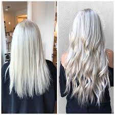 Blonde grise halo hair extensions blonde extensions hair extensions tutorial halo couture trendy shade of blonde mix hair 😍😍. Hairbybriananicole Before After Tape In Hair Extensions And Pure Plat Tape In Hair Extensions Blonde Hair Extensions Hair Extensions Before And After