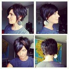 Take a chance, make a change, and hug your curls today! Short Haircut Back Side Front View 2014 Short Hair Styles Hair Styles Cute Hairstyles For Short Hair