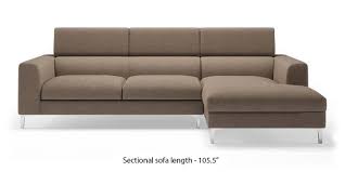 Modern design medium sized sectional sofa with ottoman made with quality thick bonded leather. L Shape Sofas Online Buy Corner Sofas Sectional Sofas At Best Prices Urban Ladder