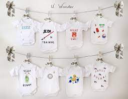 Most, if not all of us have seen some pretty cute decorated onesies, right? The Ultimate Baby Shower Gift A Onesie Decorating Kit For Boy Girl Or Gender Neutra Onesie Decorating Baby Shower Gifts To Make Baby Shower Gifts For Guests