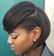 This cool short haircut for black men with enough length to create a subtle rounded profile. 60 Great Short Hairstyles For Black Women Therighthairstyles