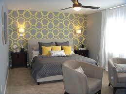 Another impressive combination of grey with yellow. Pictures Grey Yellow Bedrooms Bedroom Decorating Ideas Freshsdg