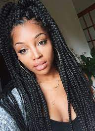 What i love about this hairstyle for black girls is the gold band and the curls. 65 Box Braids Hairstyles For Black Women Box Braids Hairstyles For Black Women Hair Styles Box Braids Styling