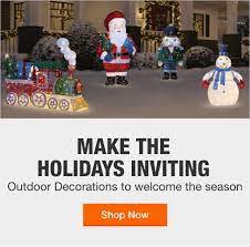 Home depot christmas sale deals can be grabbed from the warehouse store as well as from the online platform homedepot.com. Outdoor Christmas Decorations The Home Depot
