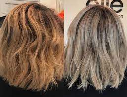 Put an ashy blonde balayage over your dark brown hair for a nicely contrasting highlight style that will lighten your look without completely transforming it. Will Dark Ash Blonde Cover Orange Brassy Hair Two Ways Of Toning Your Hair