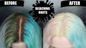 Bleach works great i left the dye in for 45 minutes but didn't dye anything not even the bleached part. Bleach Bath To Remove Color Bleaching Roots Youtube