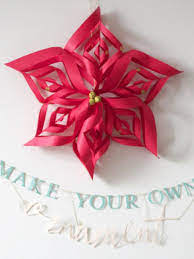 Take any christmas design or character that you like and paint it on a set of white and red ceramic plates, and voila! Make A Paper Snowflake Star Christmas Ornament Hgtv