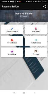 The completely free resume maker offers 24 templates for creating your resume. Free Resume Builder Cv Maker Templates Pdf Formats Apk For Android Download